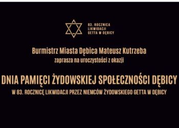 Uroczystości z okazji 83. rocznicy likwidacji getta w Dębicy