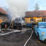 Pożar kampera w Wysokiej w powiecie łańcuckim - Polskie Radio Rzeszów