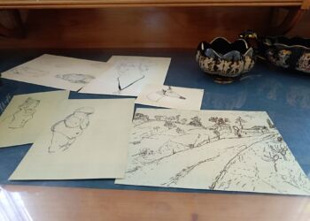 Ze szkicownika Herberta – wystawa w Pałacu Dzieduszyckich w Zarzeczu