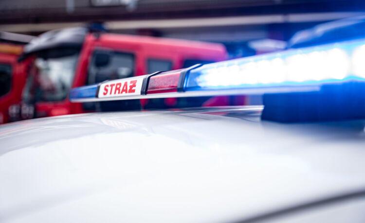 Pożar kurnika w Głuchowie. Strażacy uratowali 14 tysięcy kur