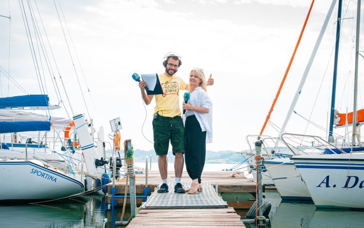 Radio Biwak melduje się z Jeziora Tarnobrzeskiego [ZDJĘCIA] - Polskie Radio Rzeszów