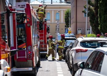 Zwarcie instalacji w rzeszowskim przedszkolu. Ewakuacja dzieci i opiekunów