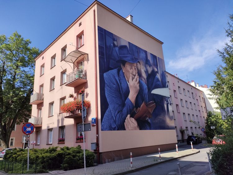 Zdzisław Kozień upamiętniony na muralu przy ul. Baldachówka [ZDJĘCIA]