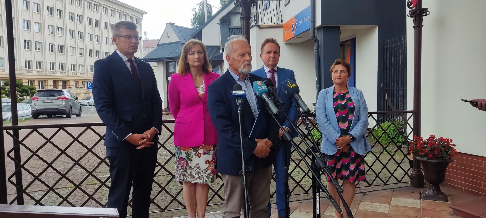 Konferencja dotycząca zwolnień w rzeszowskim oddziale PGE Dystrybucja