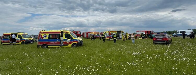 Policja prosi o udostępnienie prywatnych nagrań z wypadku na lotnisku w Krośnie 1 - Polskie Radio Rzeszów Policja prosi o udostępnienie prywatnych nagrań z wypadku na lotnisku w Krośnie