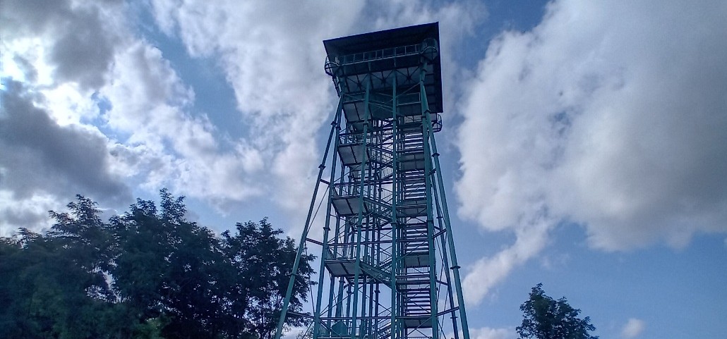 34-metrowa wieża widokowa powstaje w Ujkowicach 8 - Polskie Radio Rzeszów 34-metrowa wieża widokowa powstaje w Ujkowicach