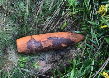 Podczas budowy domu natrafił na pocisk z okresu II wojny światowej