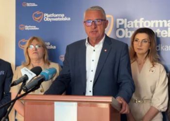 Poseł KO Marek Rząsa krytycznie o konferencji polityków PiS poświęconej rozdziałowi środków z KPO