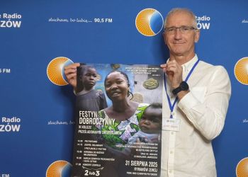 Przygotowania do festynu dobroczynnego w Rymanowie-Zdroju