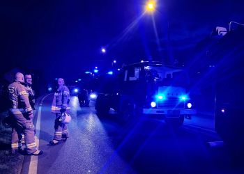 40 strażaków walczyło z pożarem w Przysietnicy. Ranna 30-latka [AKTUALIZACJA]