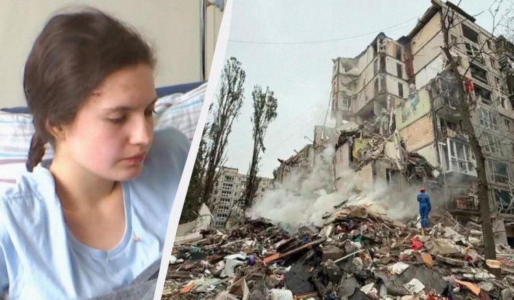 Cudem przeżyła upadek z 9-go piętra po rosyjskim ataku rakietowym na Kijów