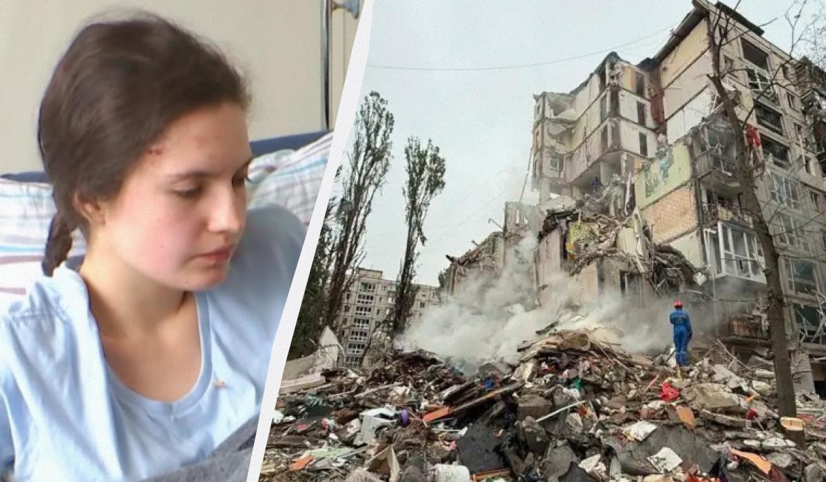 Cudem przeżyła upadek z 9-go piętra po rosyjskim ataku rakietowym na Kijów