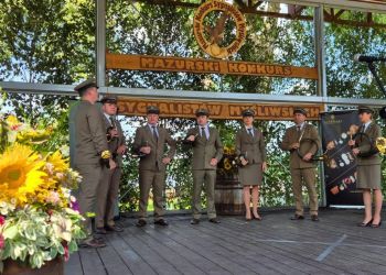 Leśnicy z Podkarpacia na podium mazurskiego konkursu sygnalistów