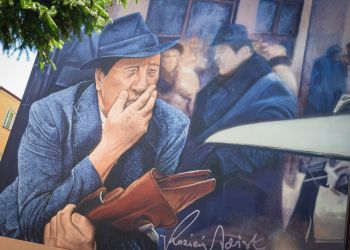 Zdzisław Kozień na muralu w Rzeszowie – hołd dla aktora [ZDJĘCIA]