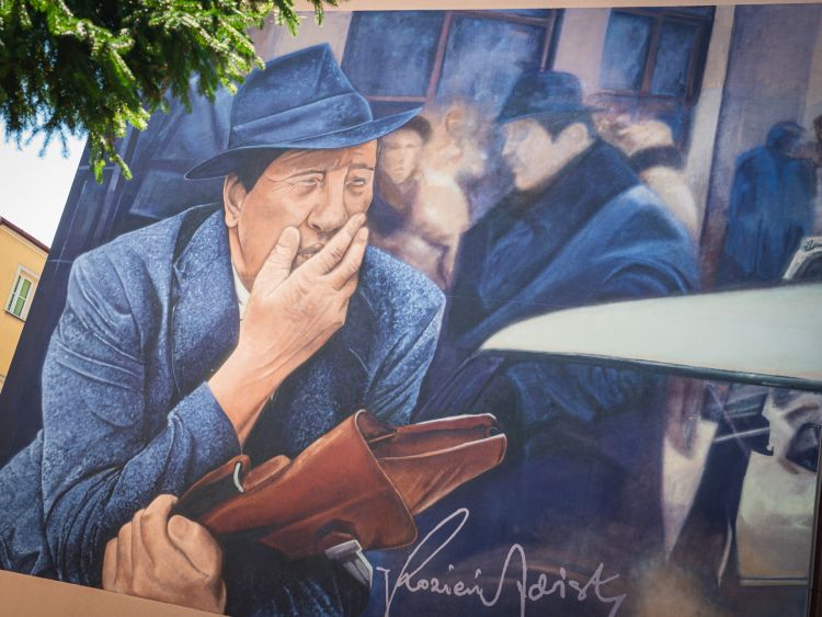 Zdzisław Kozień na muralu w Rzeszowie – hołd dla aktora [ZDJĘCIA]