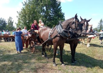 20 zaprzęgów i około 60 koni na Zlocie Furmanek w Furmanach [ZDJĘCIA]