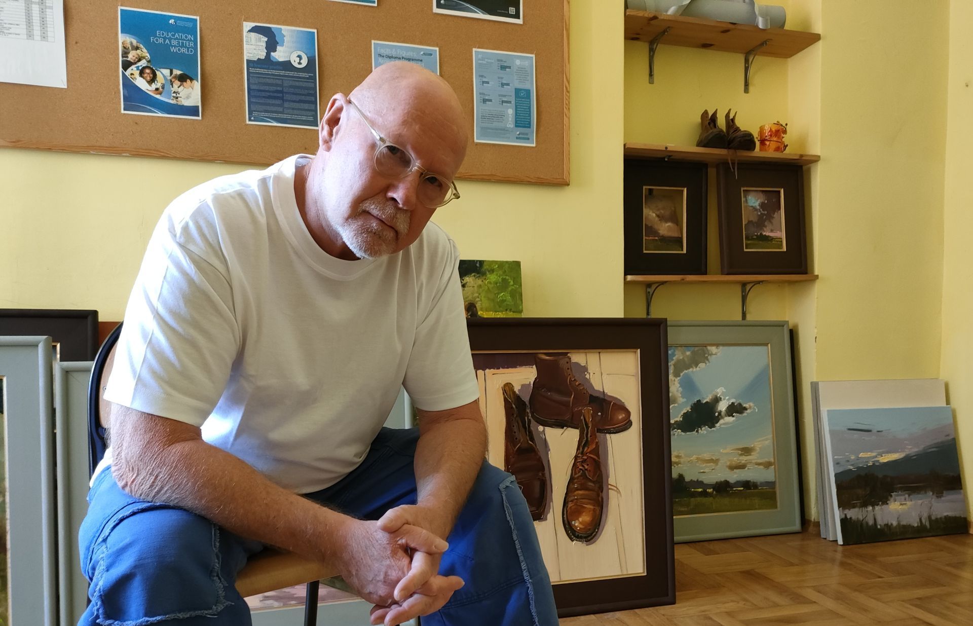 Jan Wołek o plenerze malarskim w Boguchwale