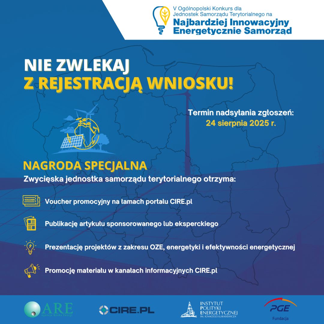 Trwa bezpłatny Konkurs na Najbardziej Innowacyjny Energetycznie Samorząd - Polskie Radio Rzeszów
