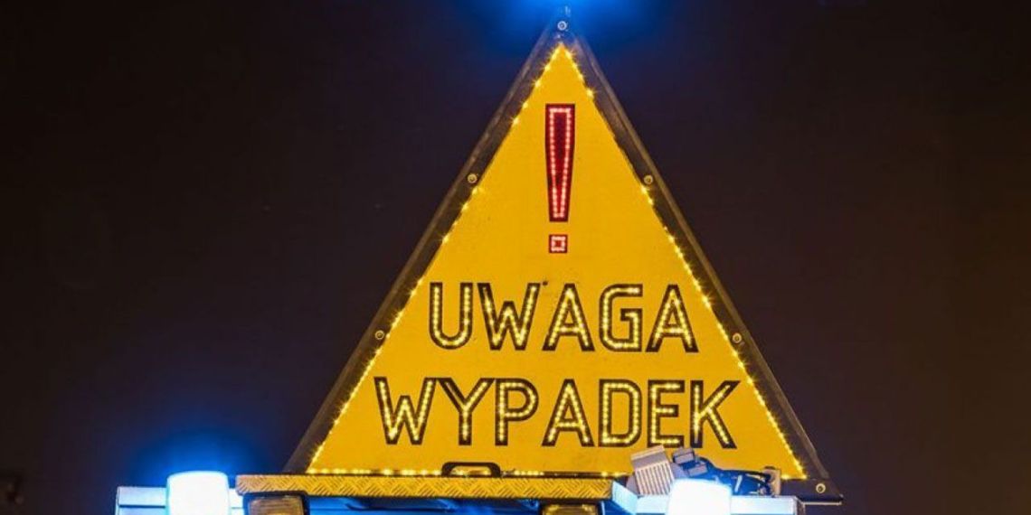 Uwaga kierowcy – wypadek w Strzegocicach, wprowadzono ruch wahadłowy