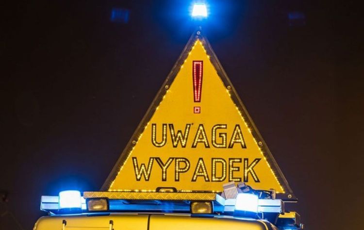Uwaga kierowcy – wypadek w Strzegocicach, wprowadzono ruch wahadłowy