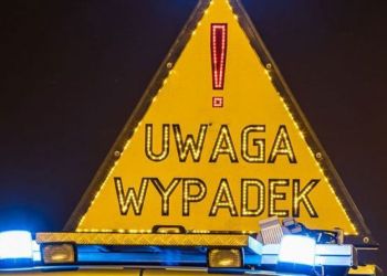 Uwaga kierowcy – wypadek w&nbsp;Strzegocicach, wprowadzono ruch wahadłowy