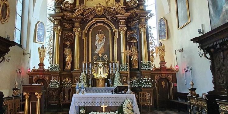 Prace konserwatorskie w kościele św. Barbary w Przeworsku