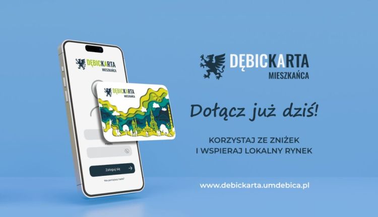 Dębicka Karta Mieszkańca – posiada ją już 14,5 tys. mieszkańców Dębicy