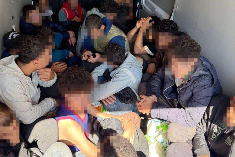 Straż graniczna złapała kuriera przewożącego migrantów