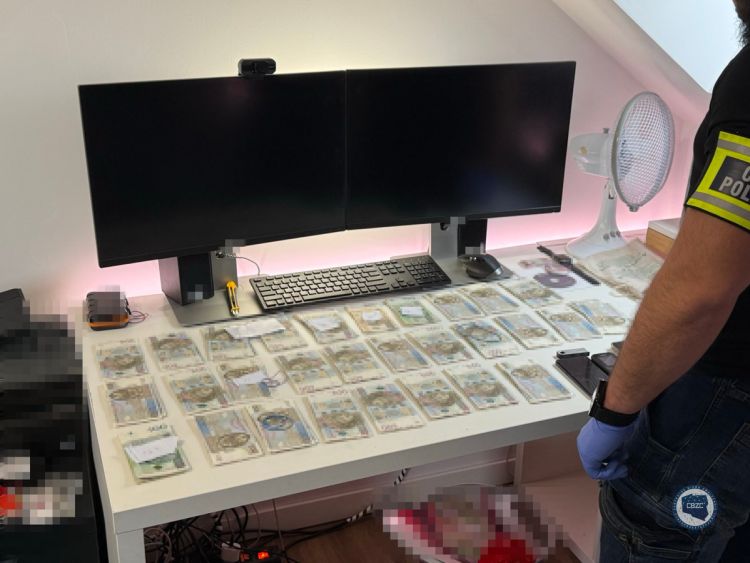 Pranie pieniędzy i oszustwa. 9 osób podejrzanych o zorganizowanie piramidy finansowej [ZDJĘCIA, WIDEO]