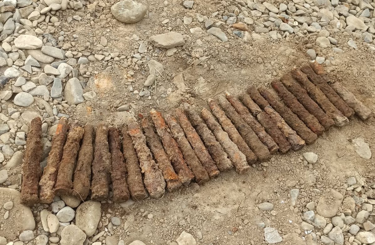 Podczas prac ziemnych w Dynowie znaleziono pociski z okresu II wojny światowej