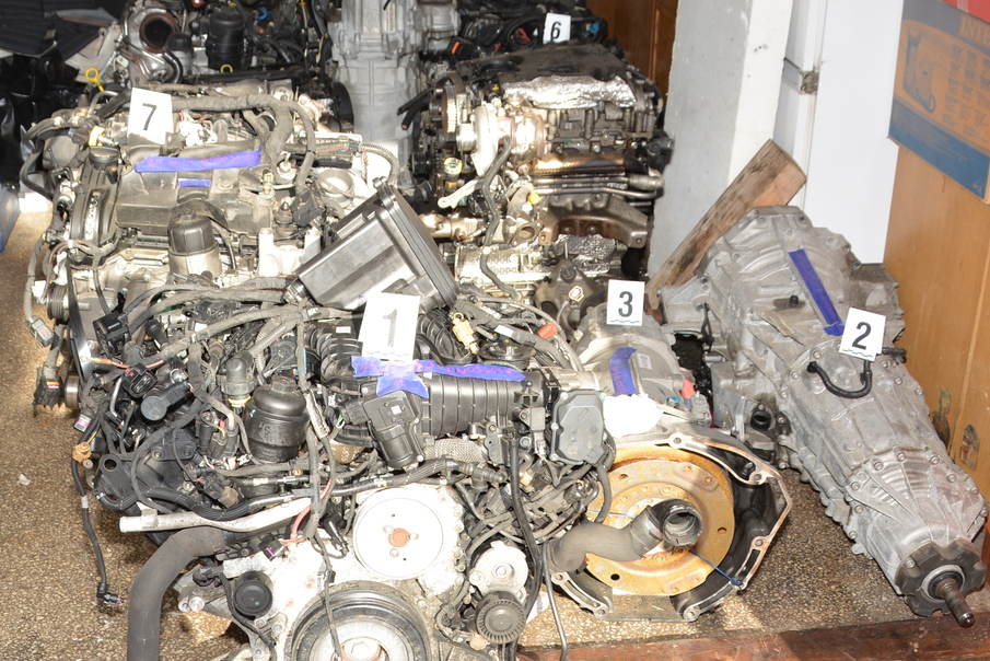 Policjanci z Dębicy odzyskali skradzione części samochodowe