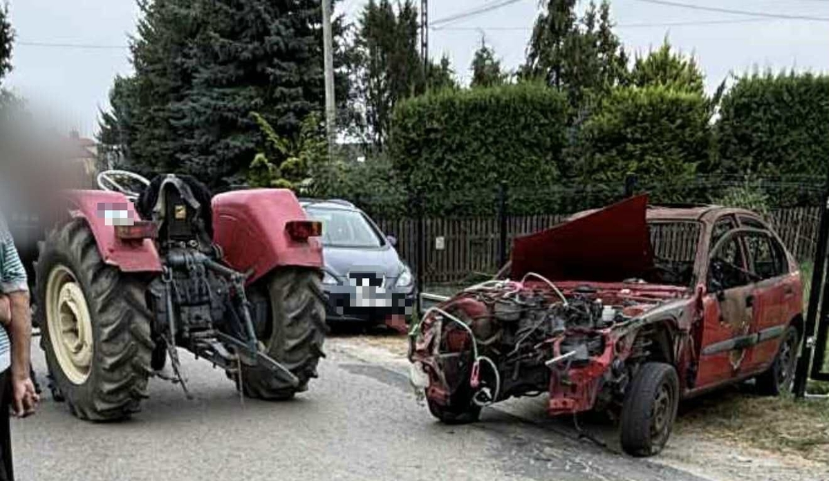 Agresywny traktorzysta uszkodził ogrodzenie i skopał radiowóz. Był pijany 8 - Polskie Radio Rzeszów Agresywny traktorzysta uszkodził ogrodzenie i skopał radiowóz. Był pijany