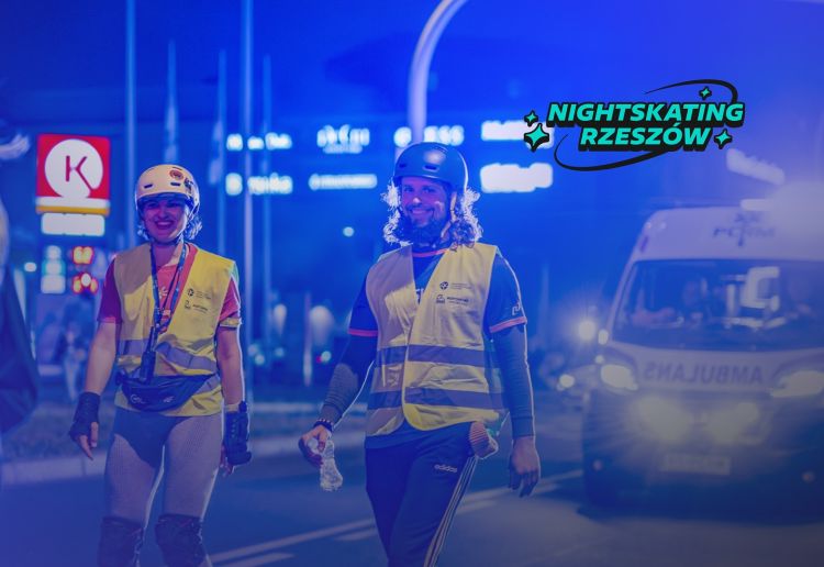 Rolkarze i rowerzyści pokonają dwie pętle na rzeszowskich ulicach – Nightskating już dziś!