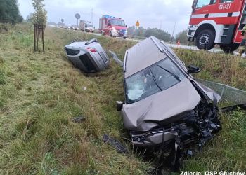 Wypadek na obwodnicy Łańcuta. Auto przygniotło jedną osobę