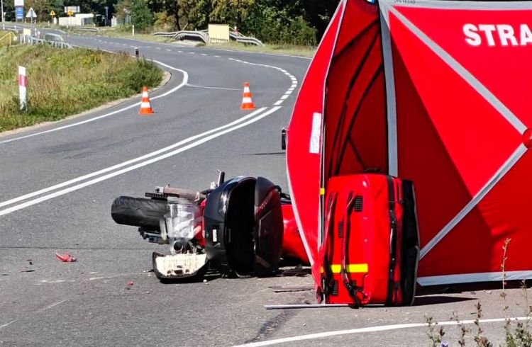 Tragiczny wypadek w powiecie niżańskim. Nie żyje 32-letni motocyklista