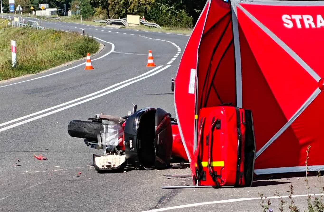 Tragiczny wypadek w powiecie niżańskim. Nie żyje 32-letni motocyklista