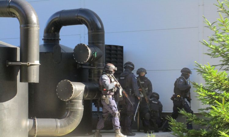 Ćwiczenia służb w Nowej Dębie. Trenowano trzy scenariusze zagrożeń [ZDJĘCIA]