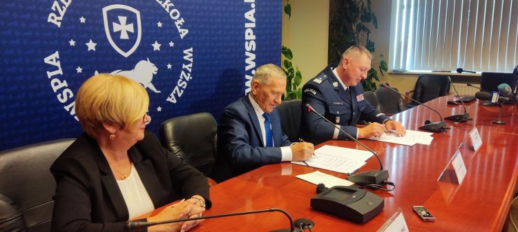WSPiA Rzeszowska Szkoła Wyższa i Policja razem na rzecz edukacji