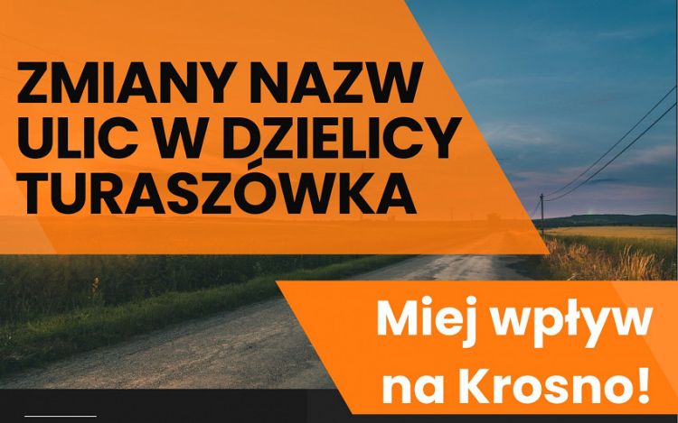 Krosno planuje zmiany nazw ulic w Turaszówce