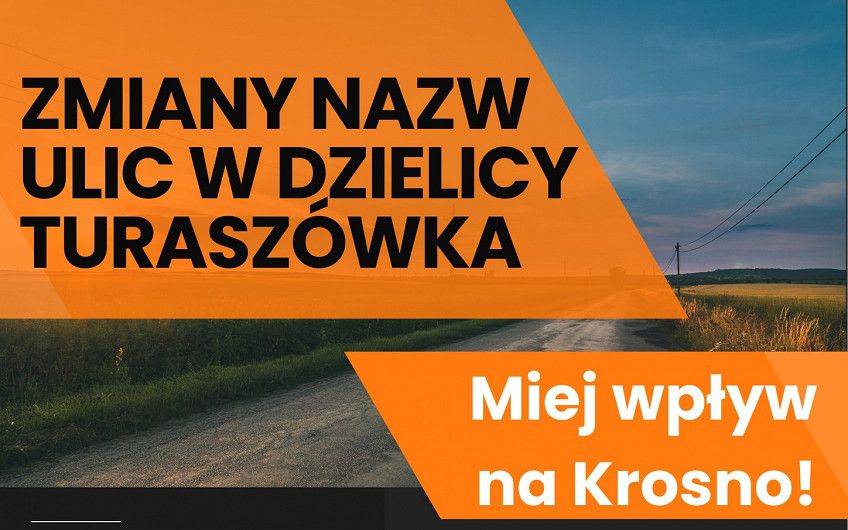 Krosno planuje zmiany nazw ulic w Turaszówce