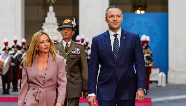 Prezydent Nawrocki spotkał się z premier Meloni