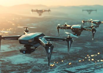 Prezydent Ukrainy: Co najmniej osiem dronów uderzeniowych było wymierzonych w Polskę