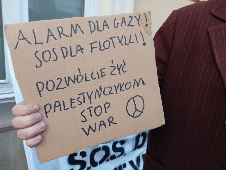 Manifestacje solidarności z Palestyną i sprzeciwu wobec zatrzymania statków