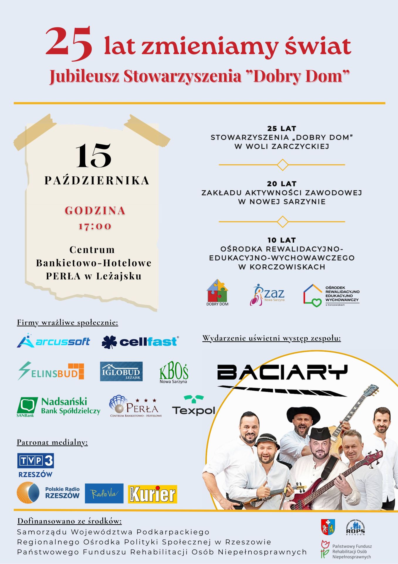 25 lat zmieniamy świat. Jubileusz 25-lecia działalności Stowarzyszenia „Dobry Dom” - Polskie Radio Rzeszów