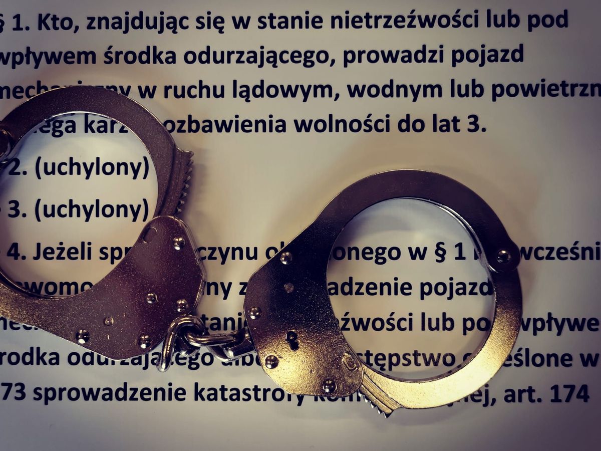 Pięć miesięcy więzienia dla nietrzeźwego kierowcy za złamanie zakazu