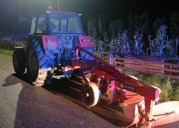 Zatrzymany pijany kierowca traktora w Węgierce. Grozi mu do 3 lat więzienia