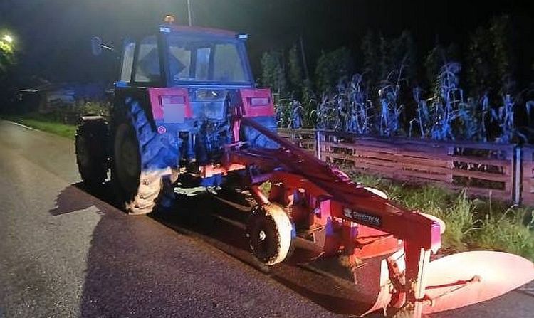 Zatrzymany pijany kierowca traktora w Węgierce. Grozi mu do 3 lat więzienia