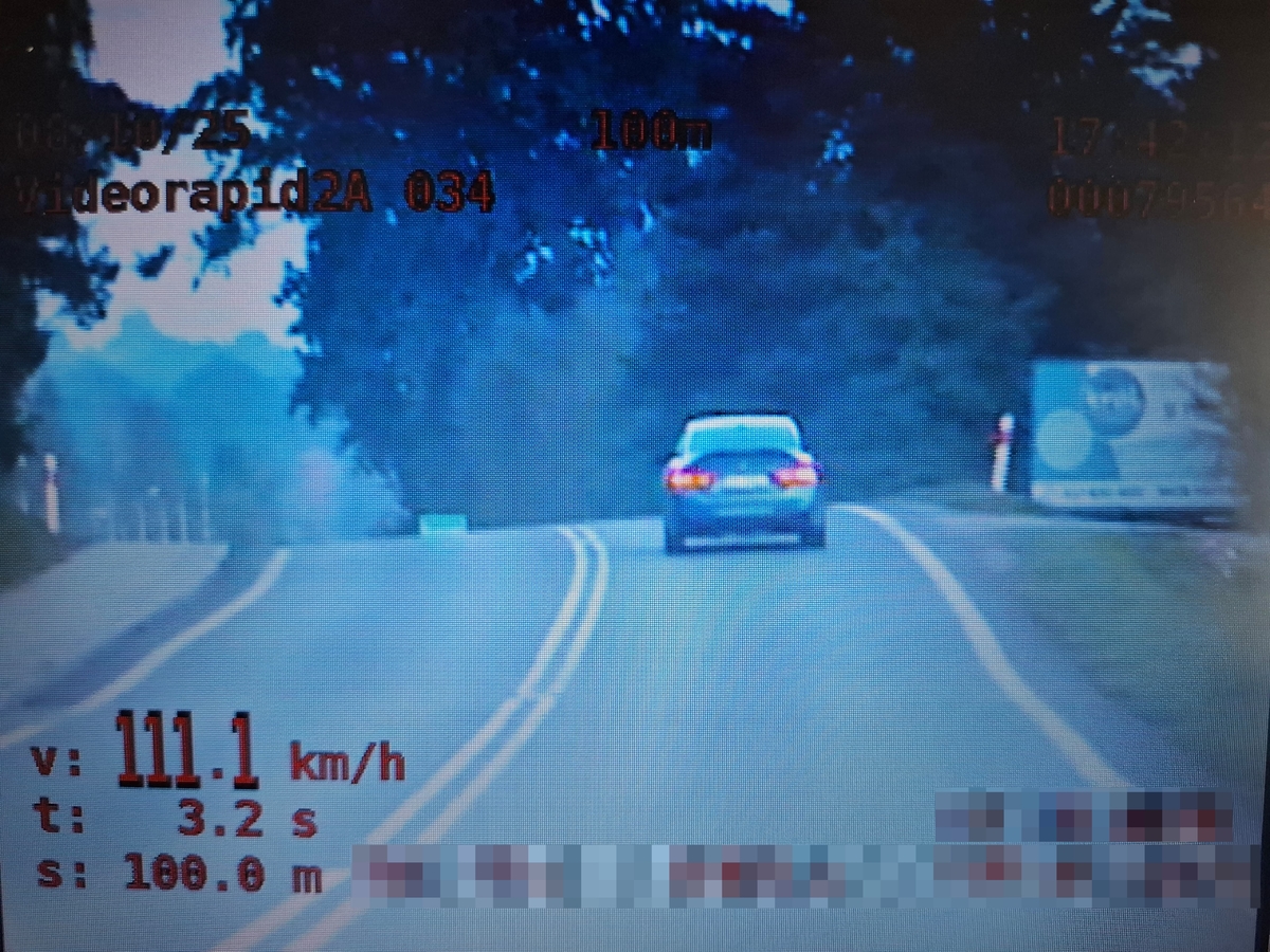 Rajd drogowego recydywisty. 24-latek pędził 111 km/h i ponownie stracił prawo jazdy - Polskie Radio Rzeszów