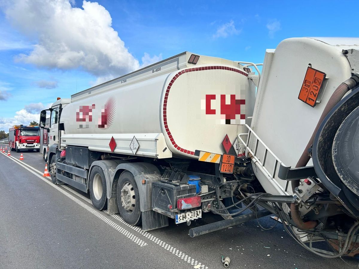 Wypadek cysterny w Stalowej Woli. Ruch był zablokowany przez kilka godzin [AKTUALIZACJA, ZDJĘCIA] - Polskie Radio Rzeszów