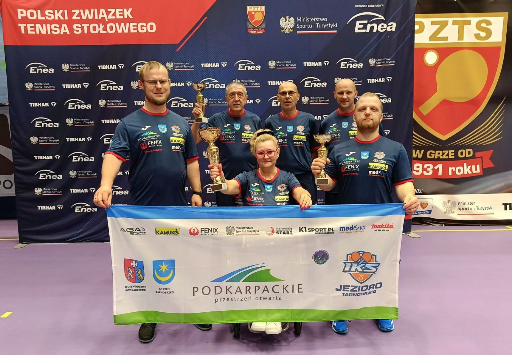 Udane występy tenisistów stołowych IKS Jeziora Tarnobrzeg